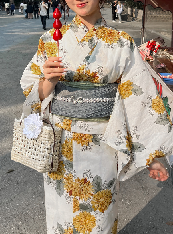 ダリア浴衣セット