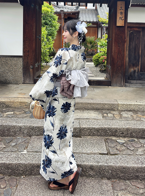 水彩花柄浴衣セット[gi1505] | レディースファッション通販の