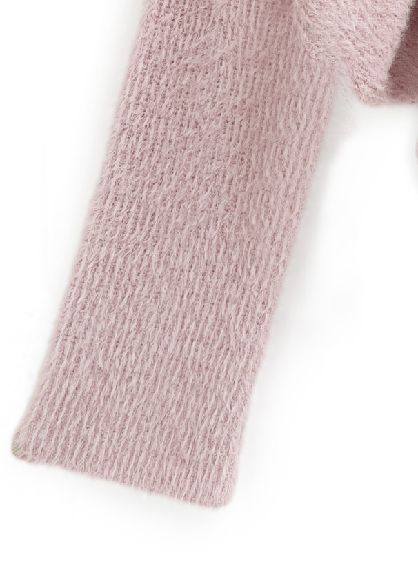 ドロストフェザーニットトップス