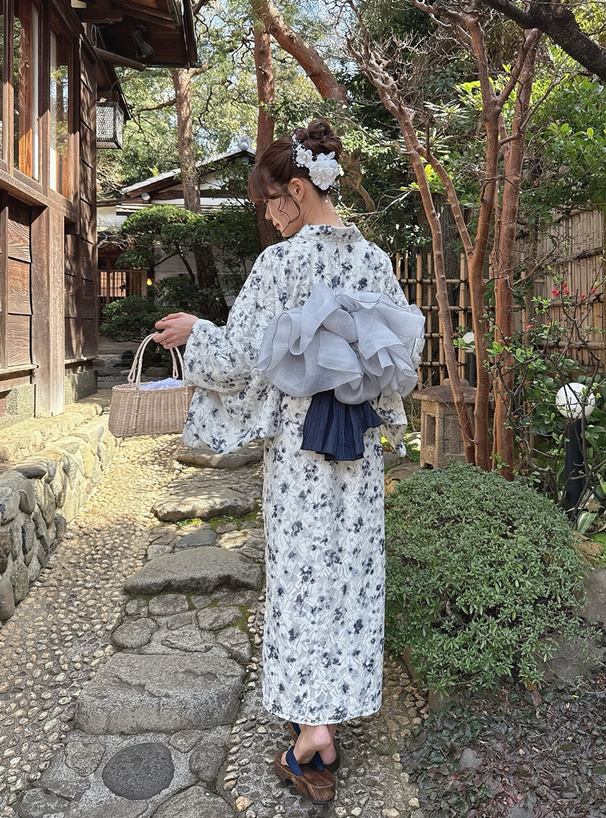 人気便利グッズ 3点セット2Way花柄レースセパレート浴衣[tu1511] | レディース 着物・浴衣