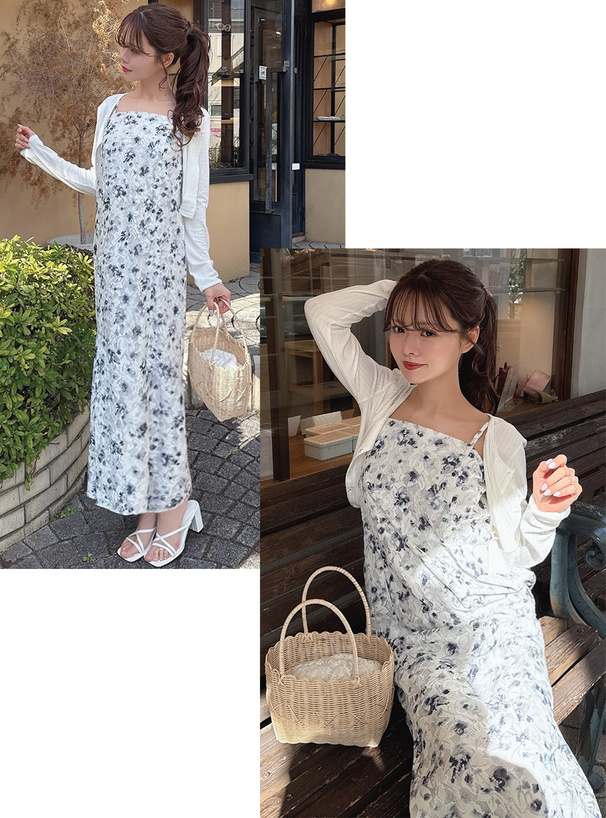 3点セット2Way花柄レースセパレート浴衣