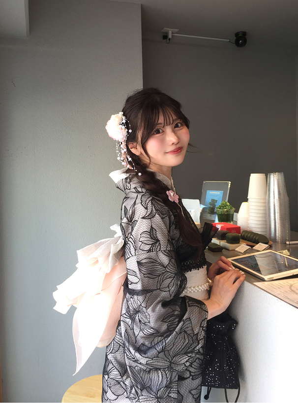 3点セット2Wayチュール花柄セパレート浴衣