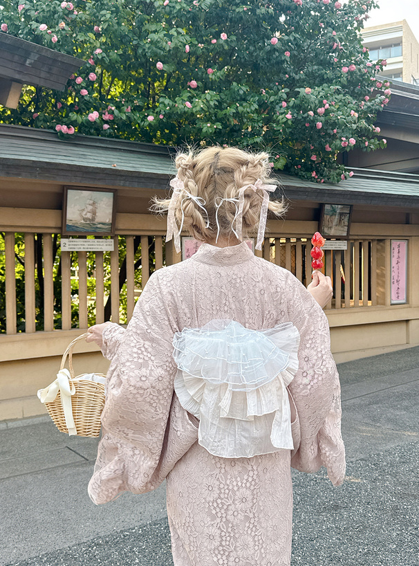 3点セット2Wayレースフリルセパレート浴衣