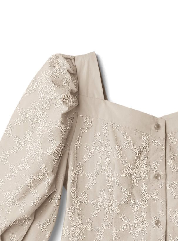 ハートカット花刺繍ブラウス Tu152 レディースファッション通販のグレイル Grl 公式