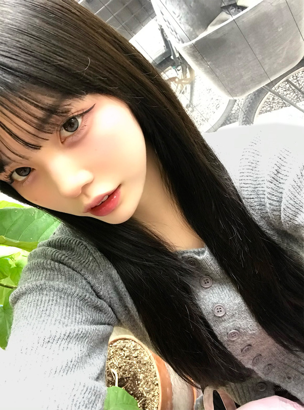 スクエアネックニットトップス