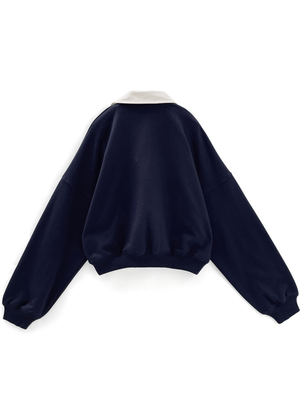 配色カラースウェットトップス