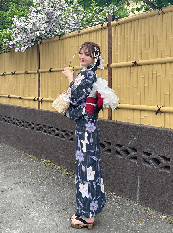フリルレース兵児帯