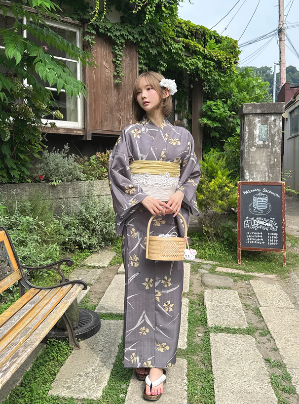 フラワーレース帯飾り