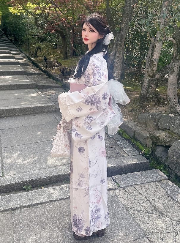 レースリボン巾着バッグ