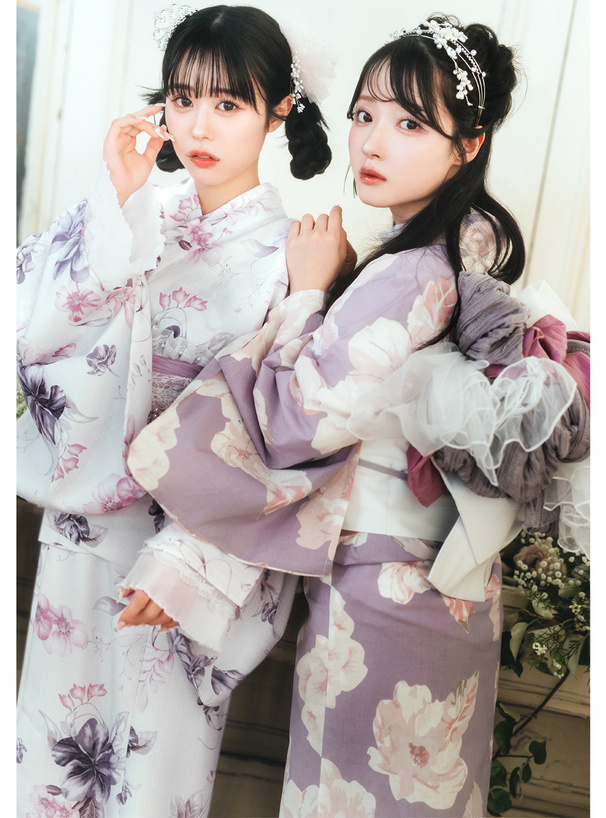 パールフラワーヘアピン型ヘッドドレス