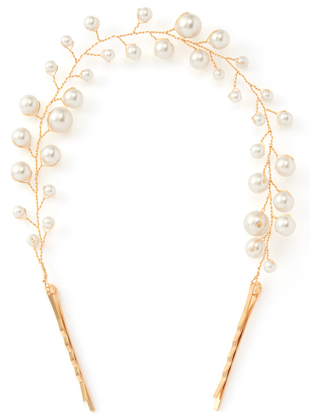 パールヘアピン型ヘッドドレス