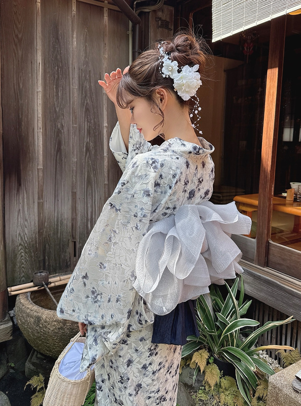 パールチェーンヘアクリップ