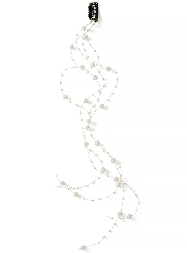 パールチェーンヘアクリップ