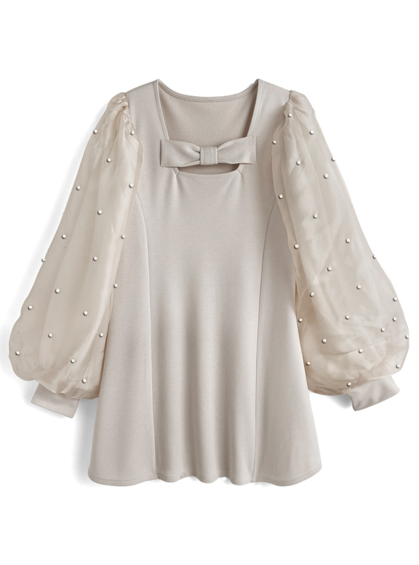 新品タグ付きトーナル　TONAL シアーフリルスリーブワンピース 新品タグ付きトーナル TONAL シアーフリルスリーブワンピース