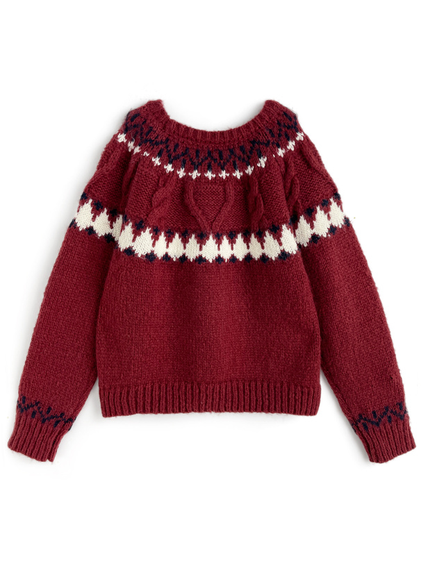 ノルディックローゲージニットトップス[tu1689] | レディース