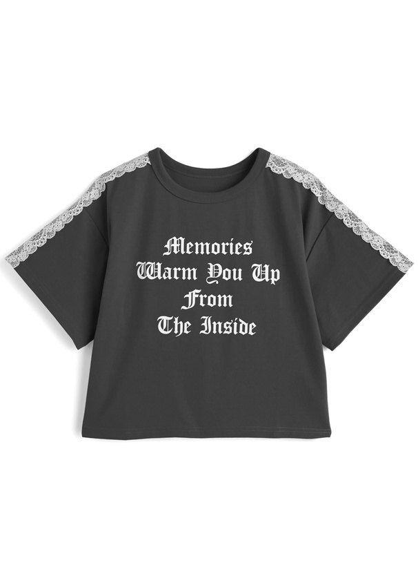 レースロゴTシャツ
