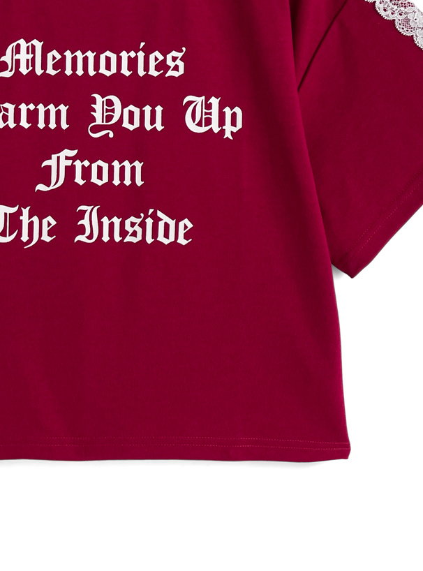 レースロゴTシャツ