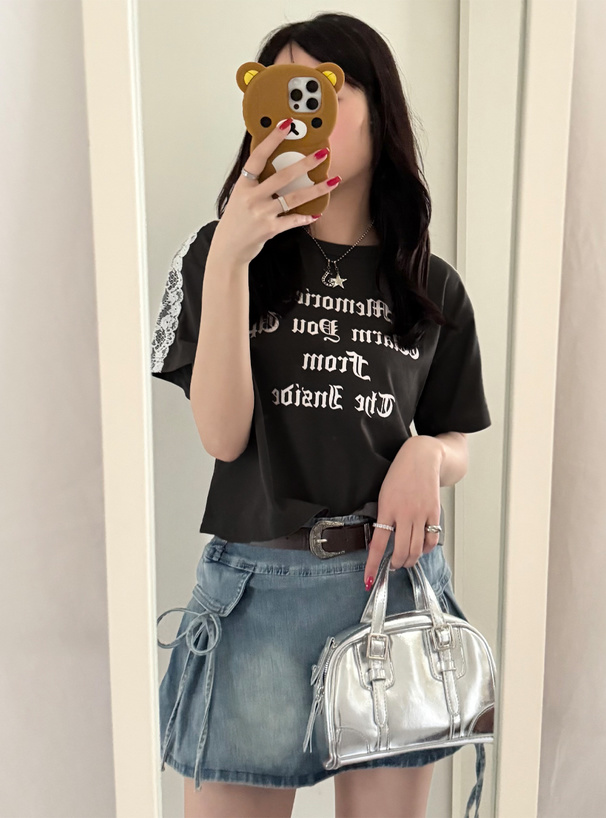レースロゴTシャツ