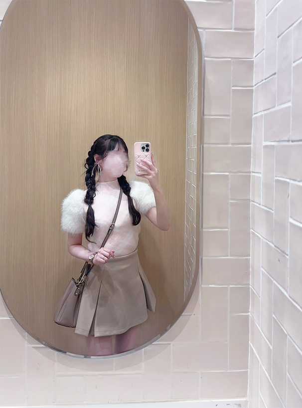 meltthelady  ファーニットトップス MELTTHELADY ファー トップス ニット/セーター