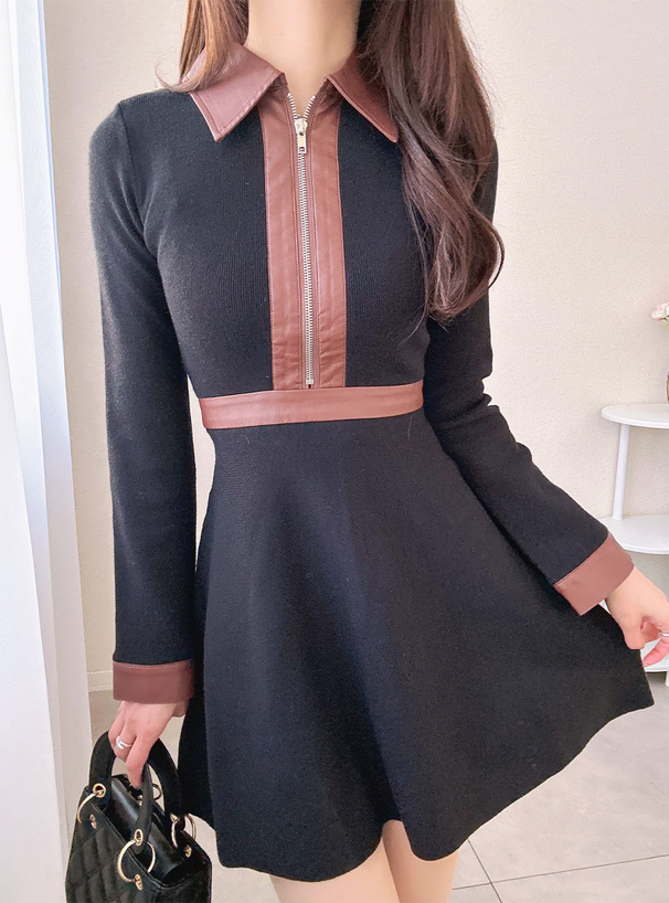 【LONSLAN】フレアミニワンピース sanwl25s007 LONSLAN】フレアミニワンピース sanwl25s007 LONSLAN】フレアミニ