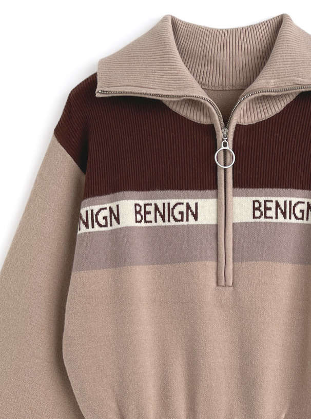 ロゴニットミニワンピース