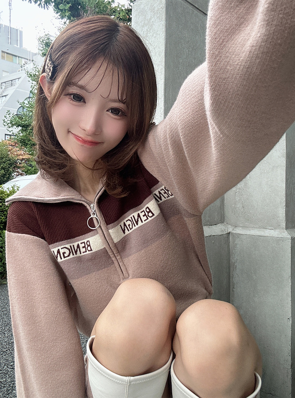 ロゴニットミニワンピース