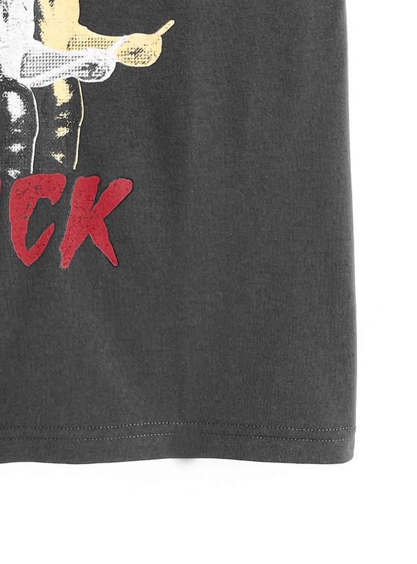 バンドプリントノースリーブトップス