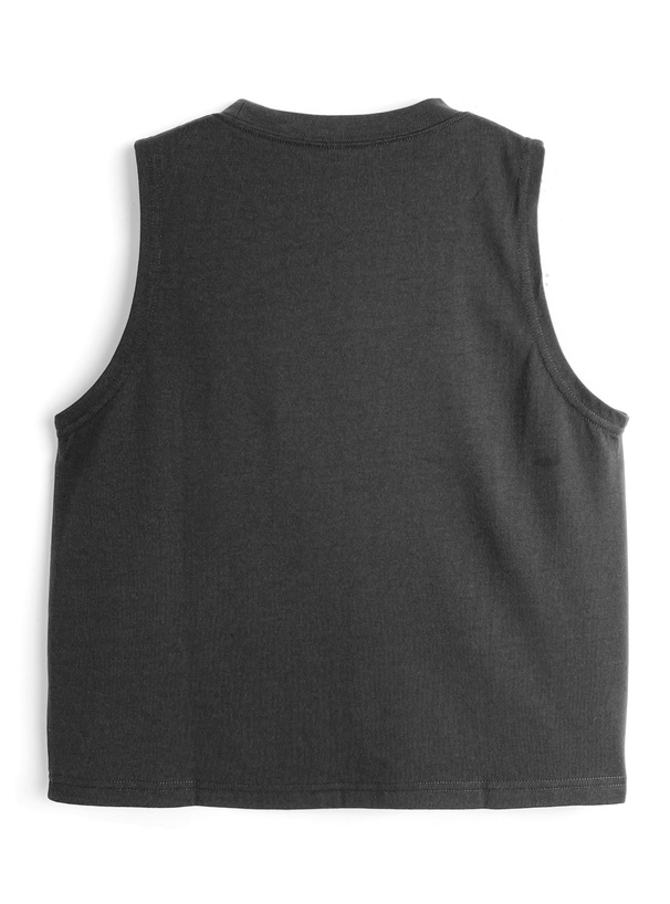 バンドプリントノースリーブトップス