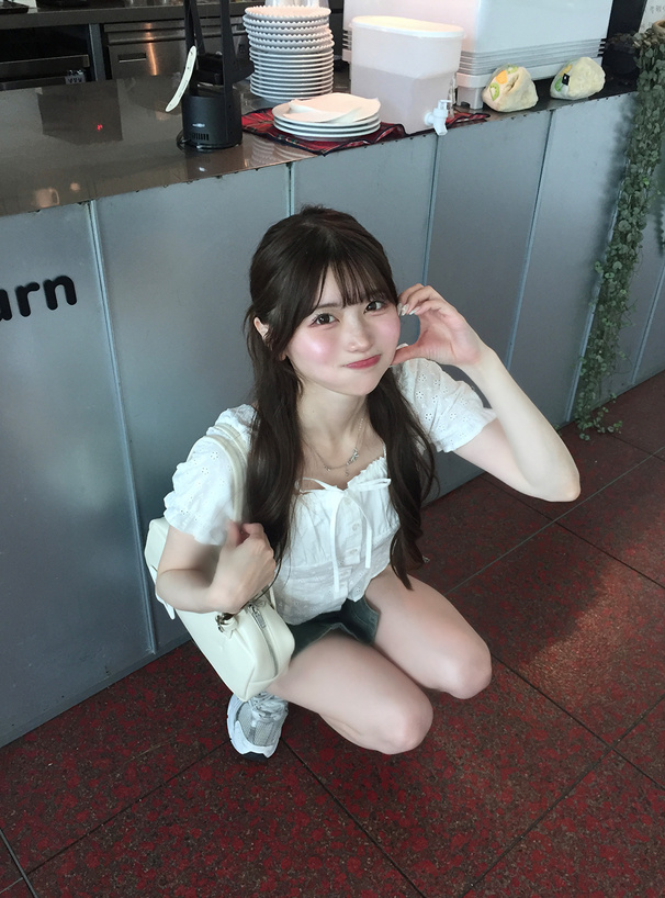 コットンレースブラウス