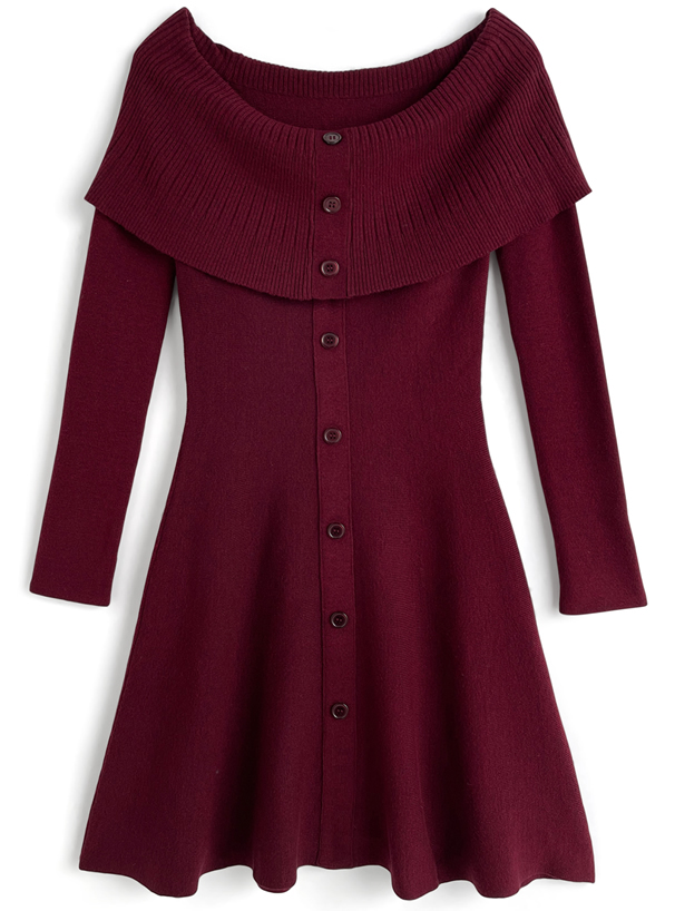 オフショルダーニットワンピース[tu1781] | レディースファッション