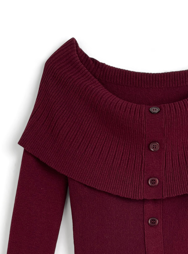 オフショルダーニットワンピース[tu1781] | レディース