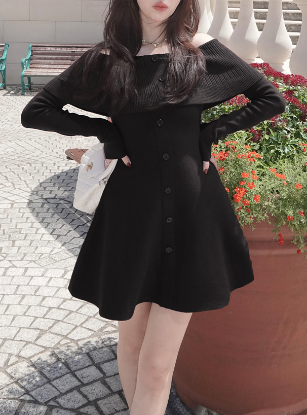 オフショルダーニットワンピース[tu1781] | レディースファッション