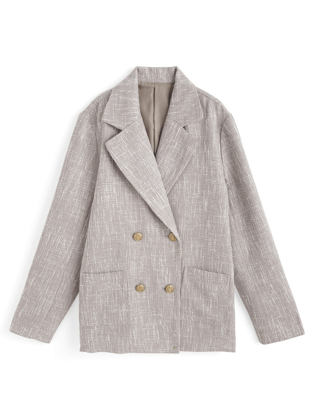 ツイードテーラードダブルジャケット[tu1795] | レディース