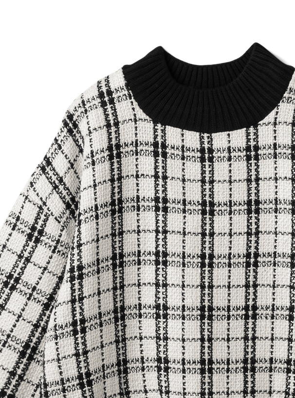 チェック柄ツイードトップス[tu1804] | レディースファッション通販の