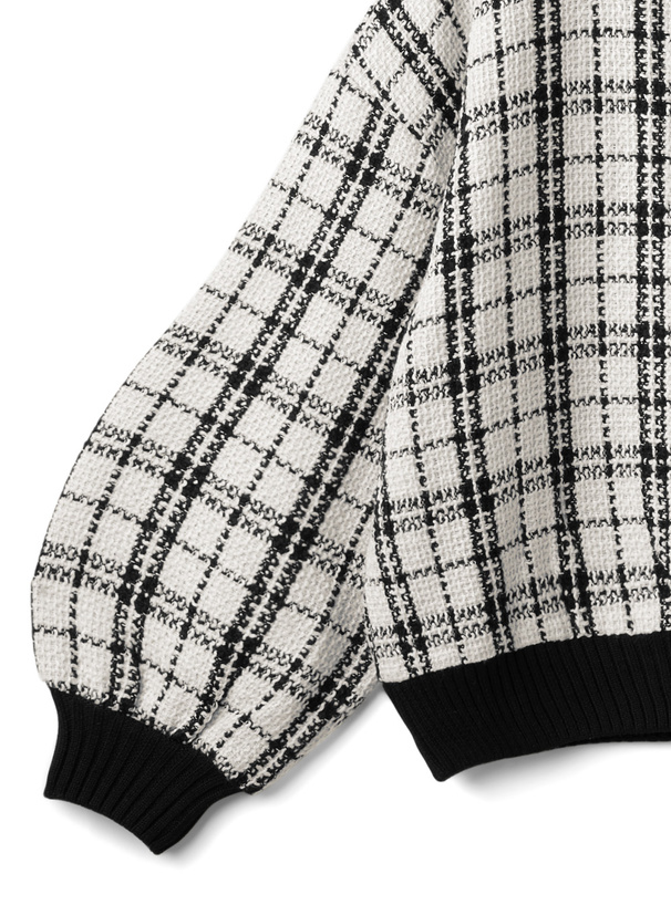 チェック柄ツイードトップス[tu1804] | レディースファッション通販の