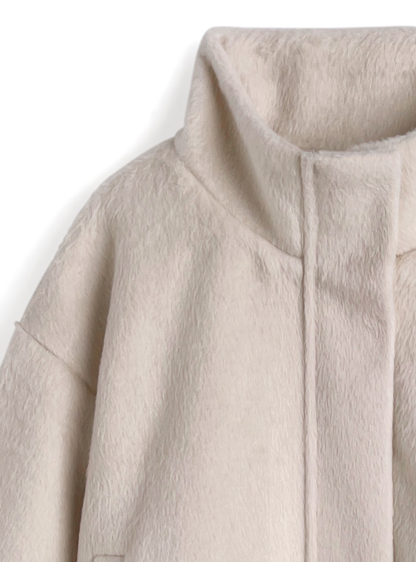 ハイネックシャギーブルゾン[tu1807] | レディースファッション通販の