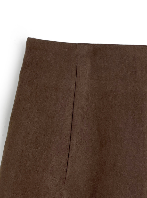 スエードハイウエストショートパンツ