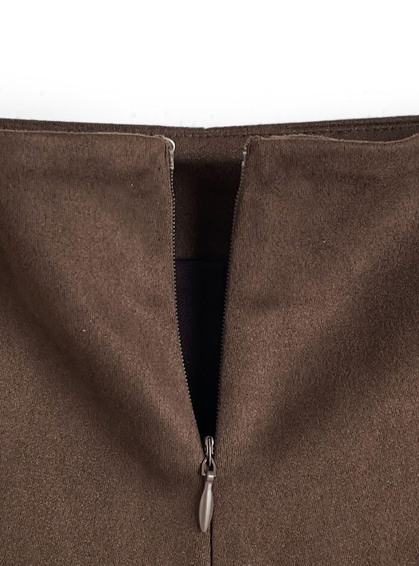 スエードハイウエストショートパンツ