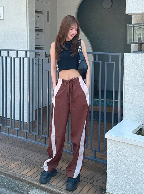 2Wayラインワイドパンツ