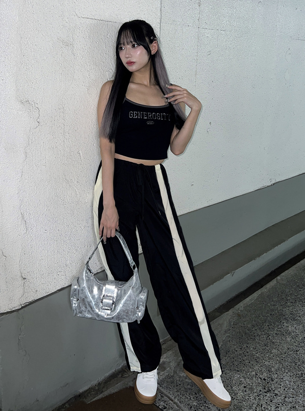 2Wayラインワイドパンツ