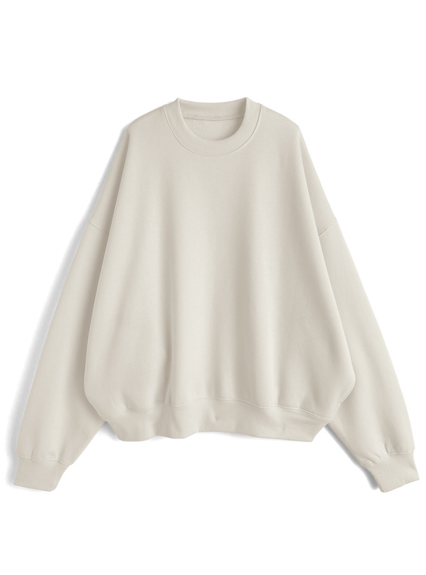 ポケット付きボリュームスウェットトップス