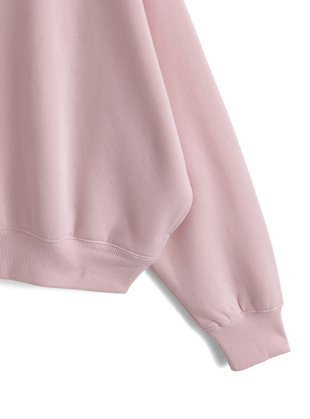 ポケット付きボリュームスウェットトップス