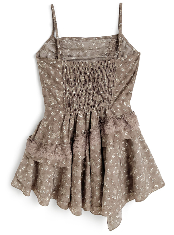 TRALALA キャミソール ミニワンピース ドット柄 リボン フリル TRALALA（ドット ・ ミニワンピース）のフリマアイテム一覧