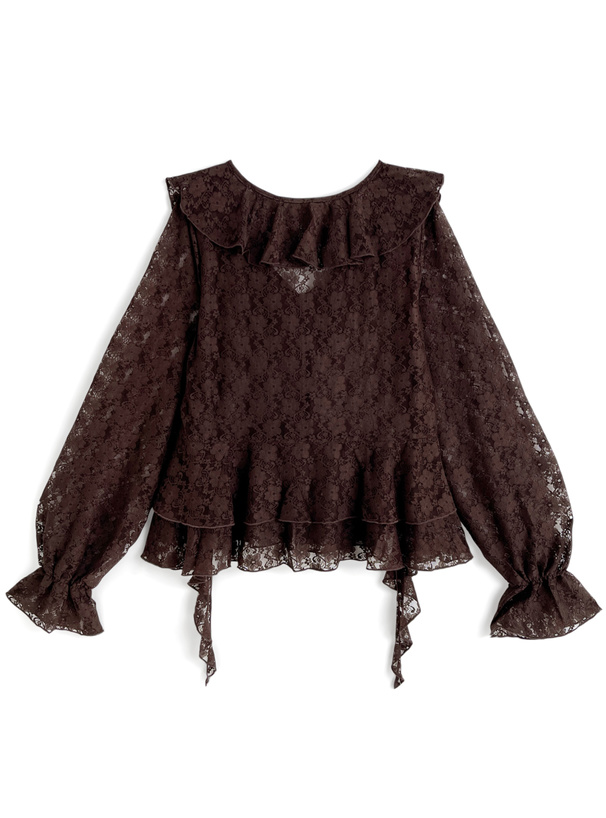 ダブルリボンレースフリルボレロ[tu1842] | レディースファッション