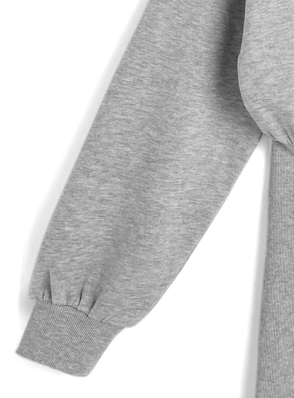 チュールフリルスウェットミニワンピース