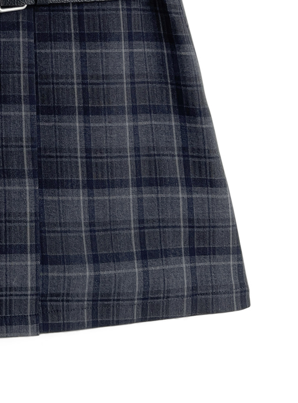 Christian Dior グレー プリーツスカート　 ラップミニスカート Christian Dior グレー プリーツスカート ラップミニスカート