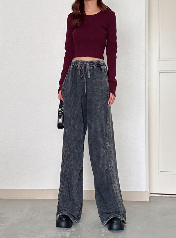 2Wayスウェットワイドパンツ