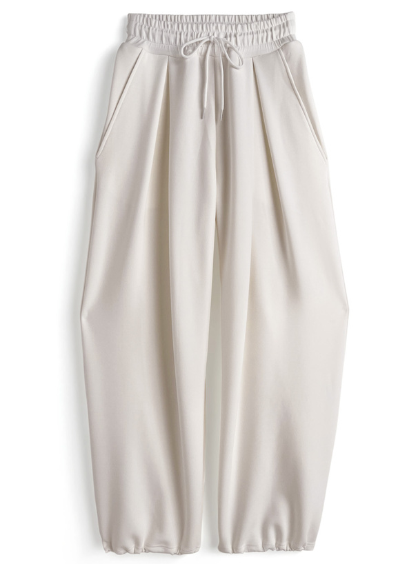 タックワイドパンツ