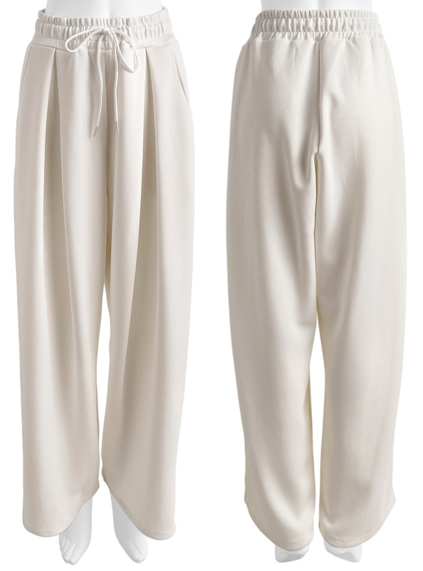 タックワイドパンツ