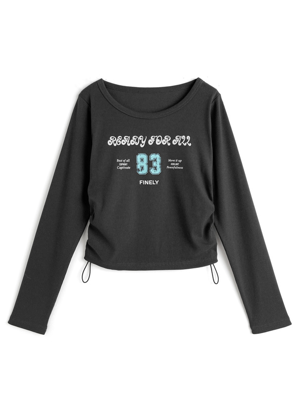 ナンバーロゴドロストリブトップス